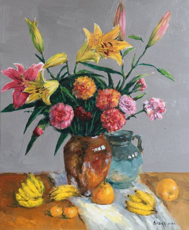 《 相依 》油画50×60cm 2026