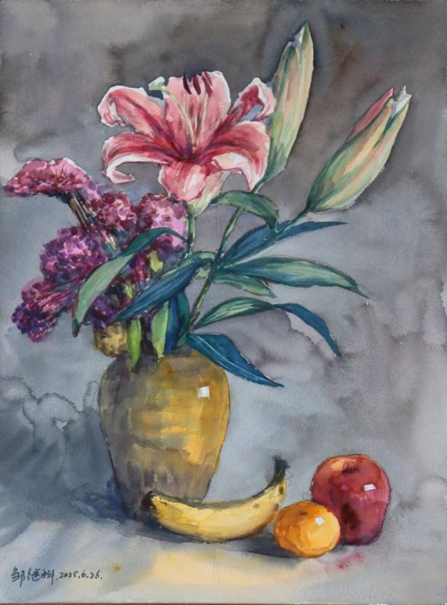 《 韵》水彩 36×48cm 2025