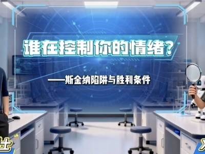 《谁在控制你的情绪？》——斯金纳陷阱与胜利条件｜人工智能通识公益课程⑪