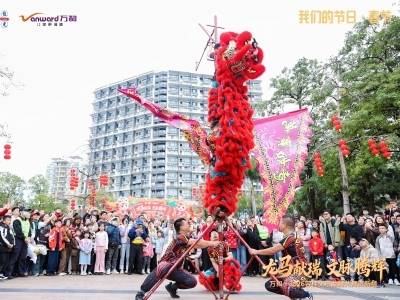 龙狮共舞，年味满容桂