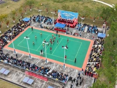 新春走基层｜乡间的排球，沸腾的年