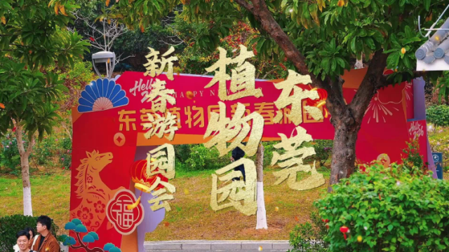 视频｜春意浓！东莞植物园年味十足