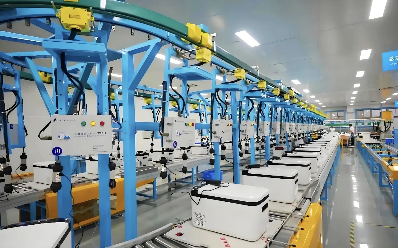 佛山粤海先达车用空调有限公司聚焦新能源电动压缩机、车载冰箱等关键核心部件研发生产。通讯员供图