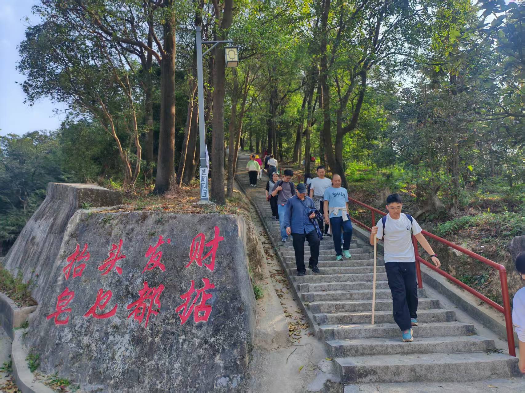 游客春节登皂幕山。杨和供图