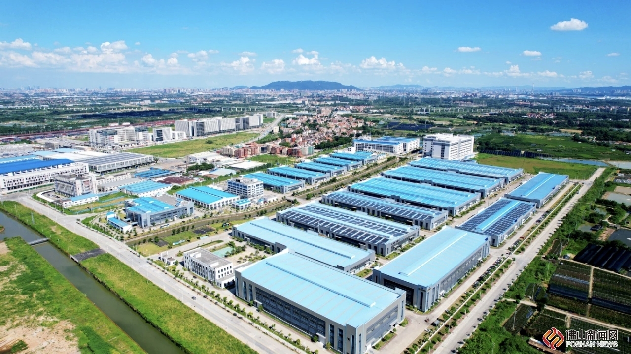 丹灶提出要把南部园区打造成为又一个万亩千亿产业园，图为丹灶南部园区。通讯员供图