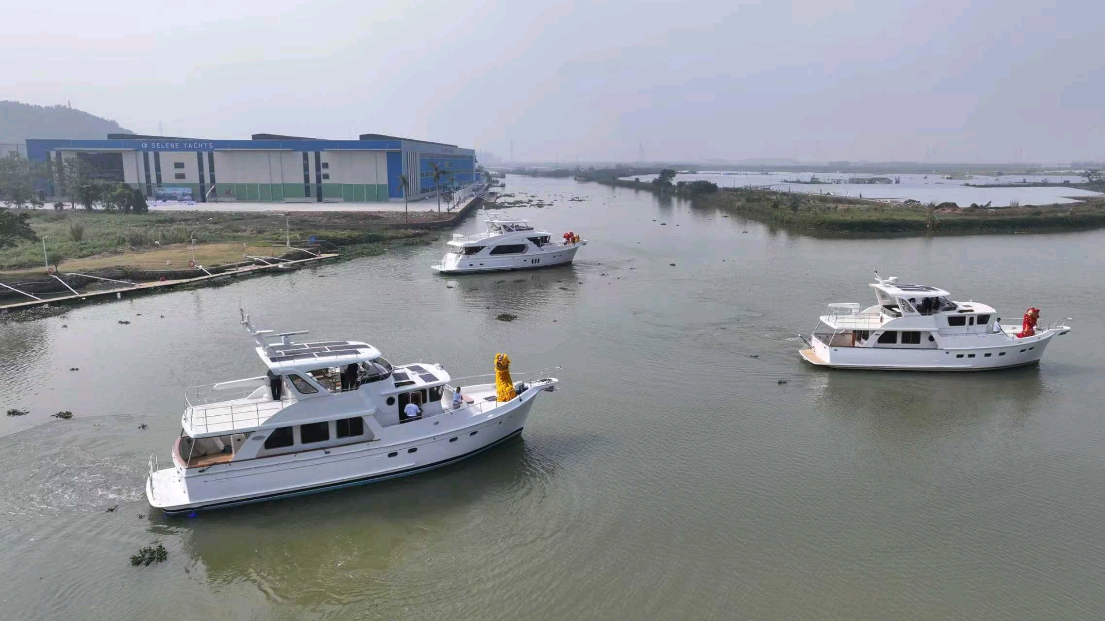 位于珠海金湾的平沙游艇产业园。  南方+ 关铭荣 拍摄