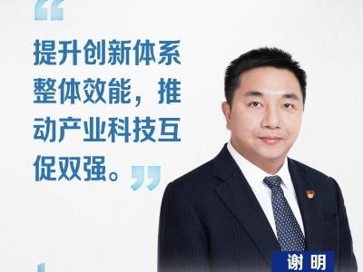 广州市科技局局长谢明：提升创新体系整体效能，推动产业科技互促双强