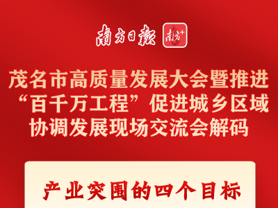 海报 | 五张图看懂茂名“新春第一会”的奋进之势