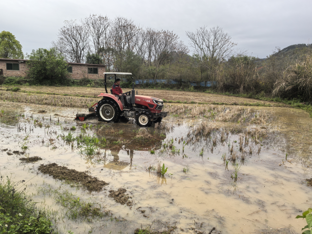 签约后，参与农户当天下午已下田耕作