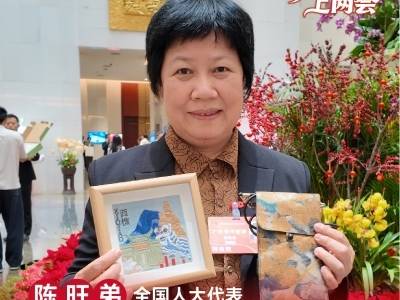 全国人大代表陈旺弟：从香云纱到牛仔布，老手艺“织”出新文创