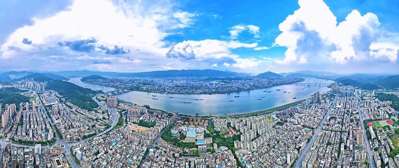 高要区航拍图。陈彦成 摄 