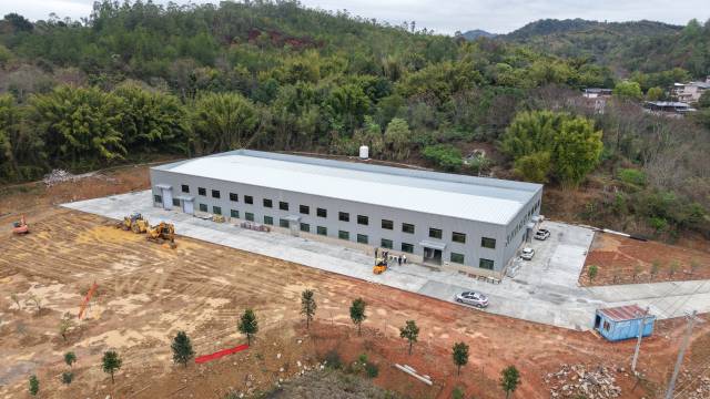 永和镇大豆一二三产业融合发展项目厂房加速建设中