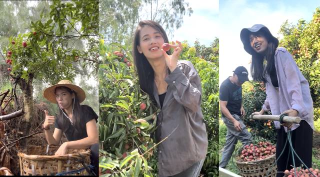 短视频记录“荔枝姐姐”的日常。