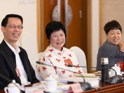 又美又潮！代表带香云纱包包上会：都是年轻人在用 | 快看两会