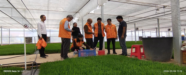 廉青种植有限公司指导现场