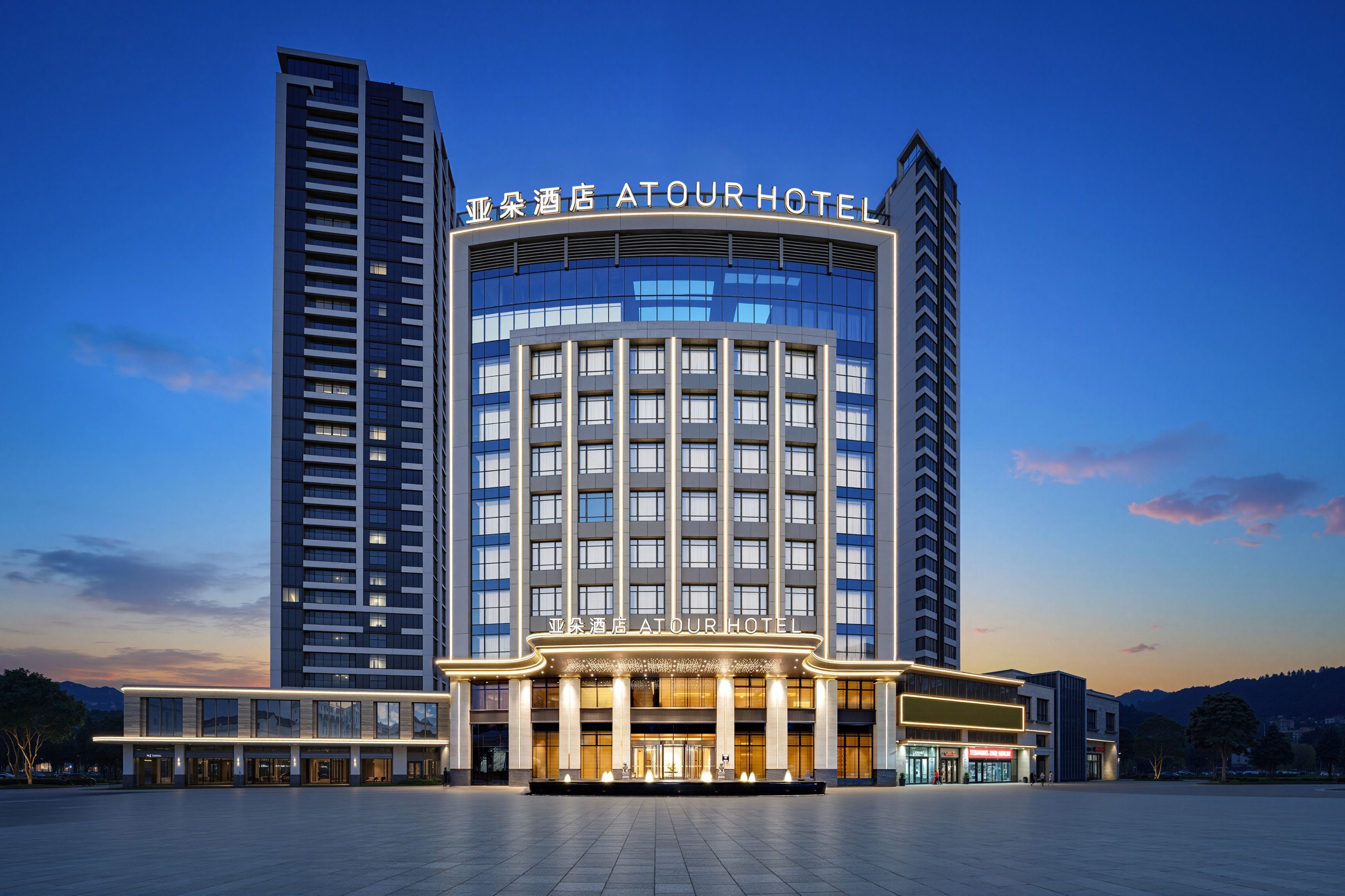 中山火炬亚朵酒店效果图。