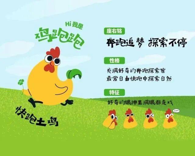 温氏股份“中华土鸡”吉祥物“鸡跑跑”。