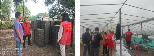 到镇街指导农户做好育秧等备耕工作