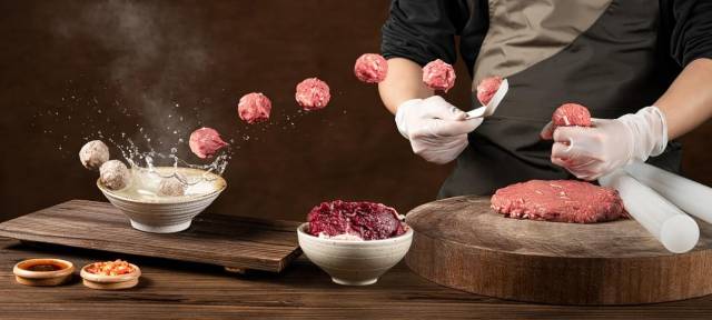 潮汕手打牛肉丸。图源视觉中国