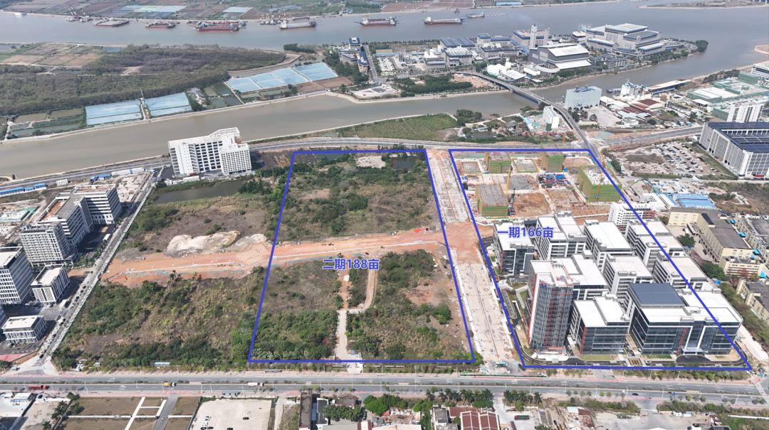 莞台二期地块航拍示意图