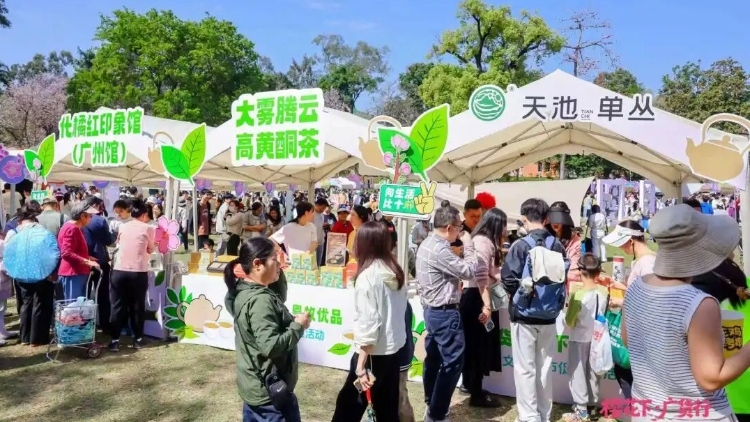 “鸭屎香咖啡”亮相华农文明集市，天池茶业激活单丛消费新表达| 樱花下•广货行