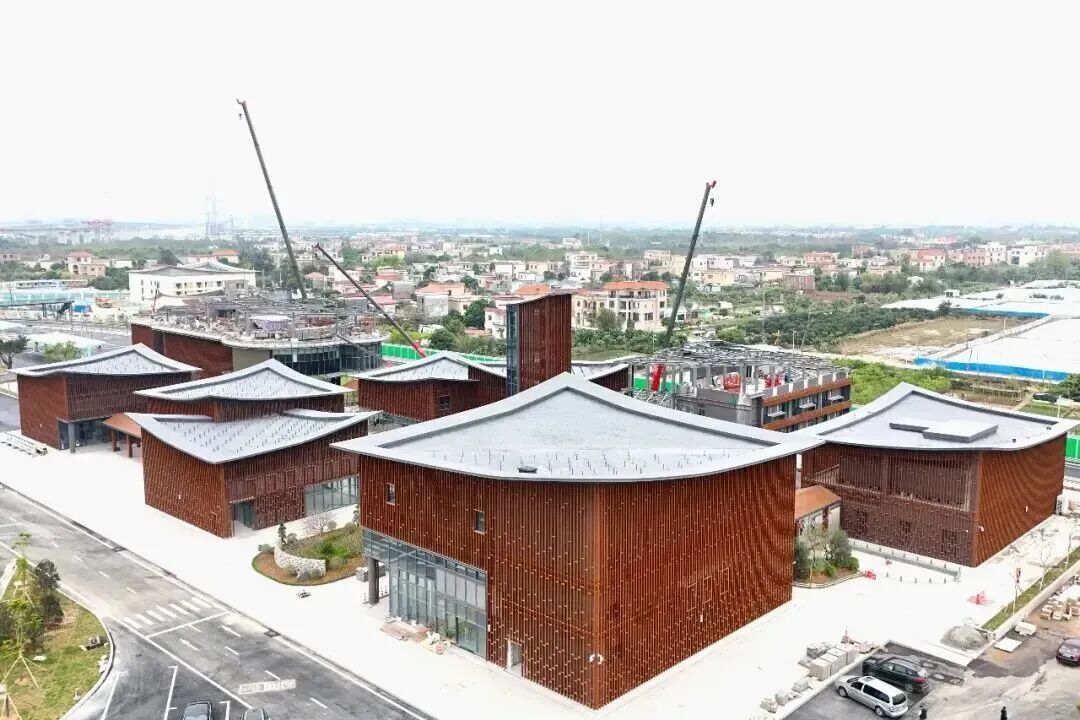 俯瞰中山服务区西区。图片源自@广东交通集团