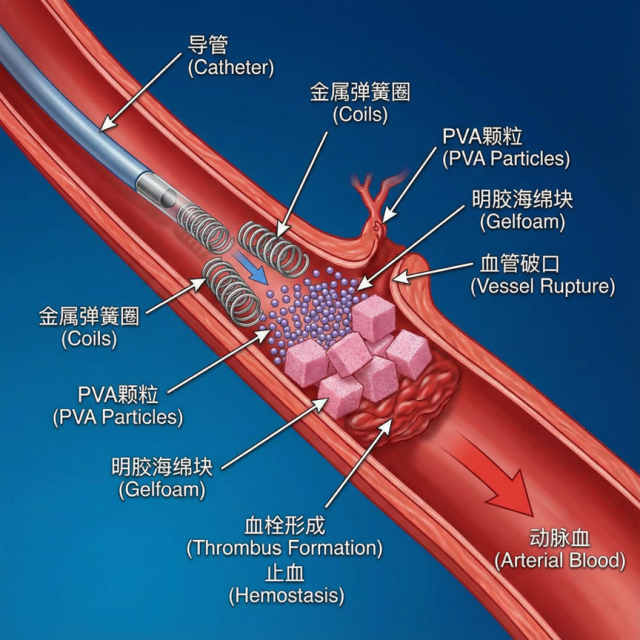 突发动脉出血危及生命？介入栓塞