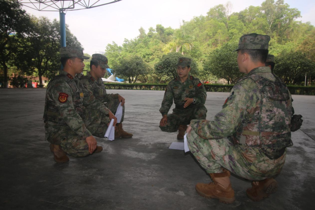 福田区人武部组织开展民兵教练员集训