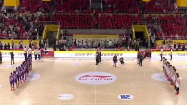 高燃大合唱！粤BA现场6000余人齐唱国歌！声音嘹亮，万众一心