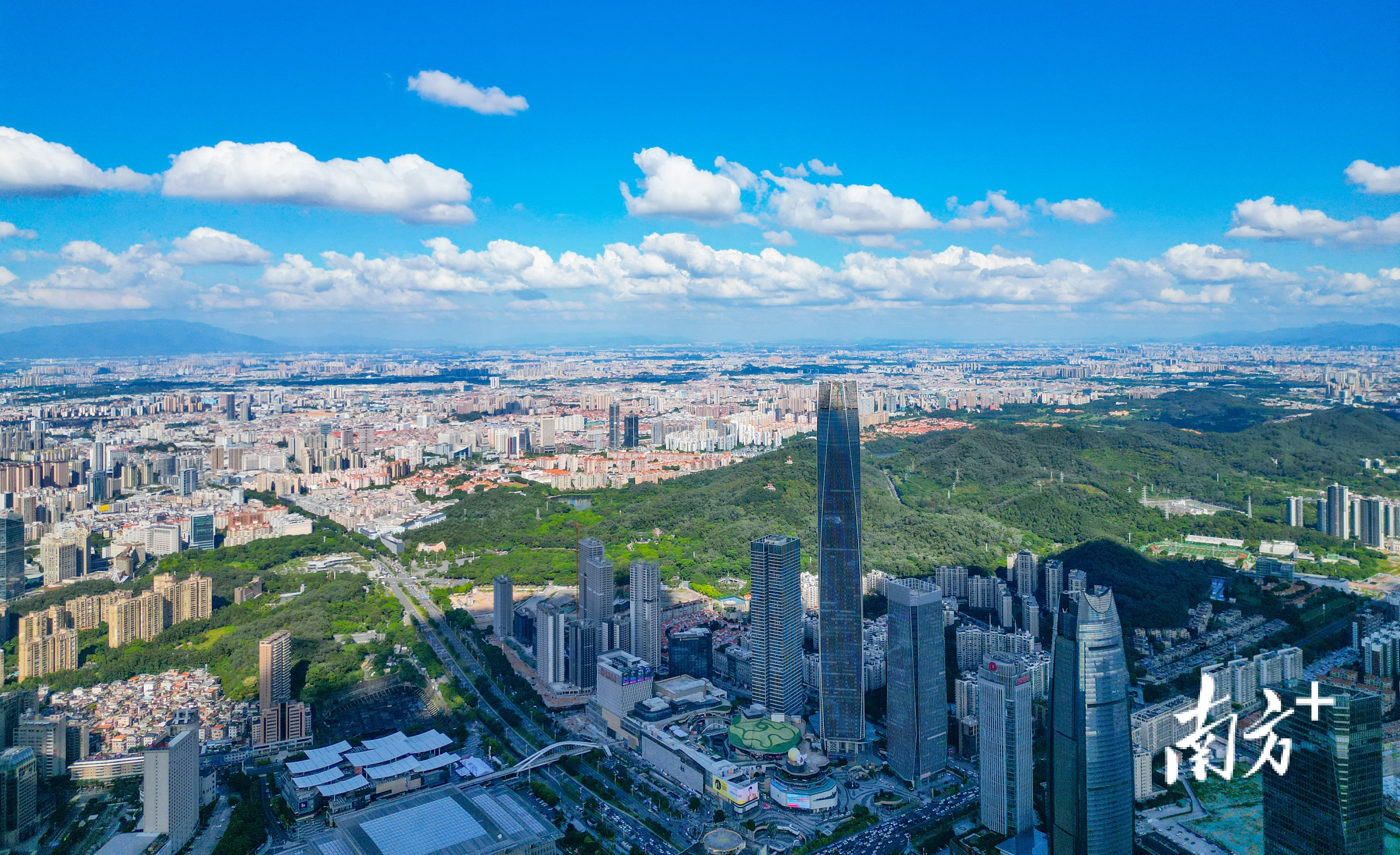 东莞中心区。 东莞中心区。