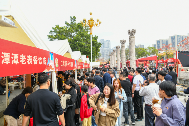 3月21日，揭阳潮汕美食嘉年华在揭阳学宫广场正式启幕