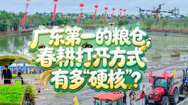 广东第一的粮仓春耕打开方式有多“硬核”？