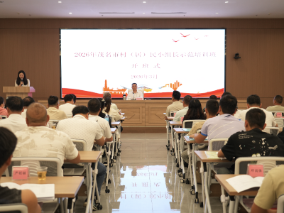 激活基层治理末梢！茂名全市村（居）民小组长首次集体“充电”