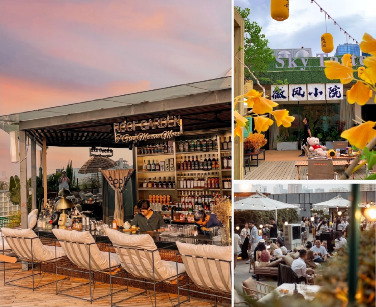 “星空盒子”天台空间效果图。祖庙街道办事处供图 “星空盒子”天台空间效果图。祖庙街道办事处供图