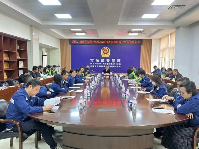 沙田镇对综合服务队进行特种设备检查培训。