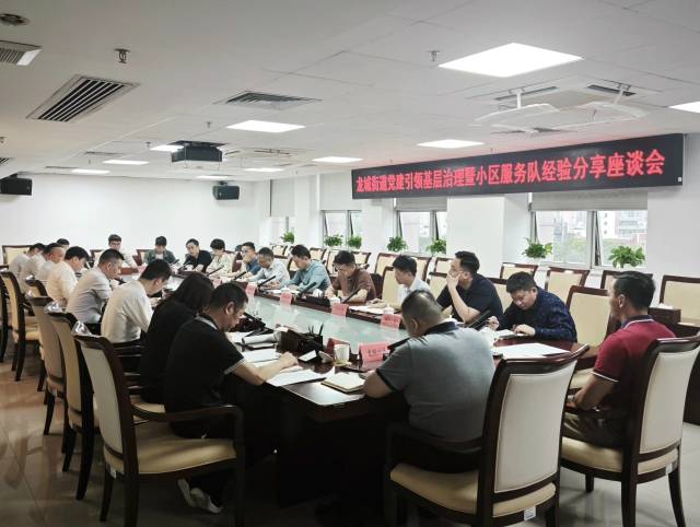 龙城街道召开党建引领基层治理座谈会,155支“小区服务队”交出答卷
