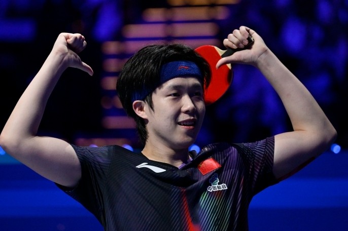 王楚钦逆转松岛辉空，生涯首夺单打世界杯冠军！