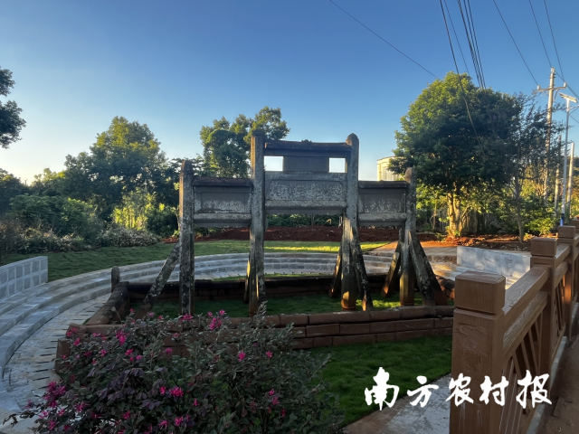 美丽步道及修缮后的文化节孝坊