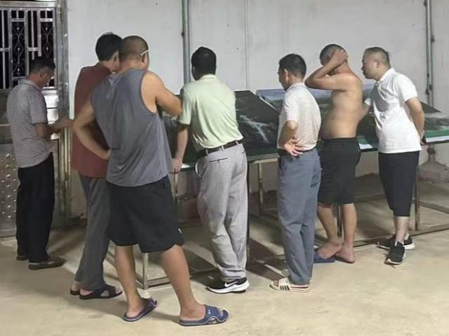 村民聚集讨论希望乡村设计方案。受访者供图