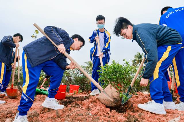 横琴自然周—澳门学生植树活动