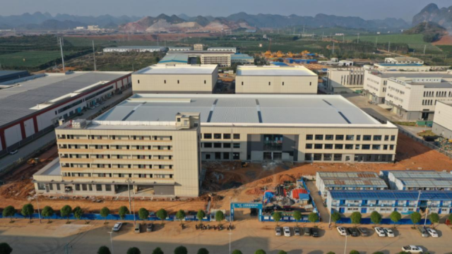 在建的隆安县农产品加工示范园三期项目