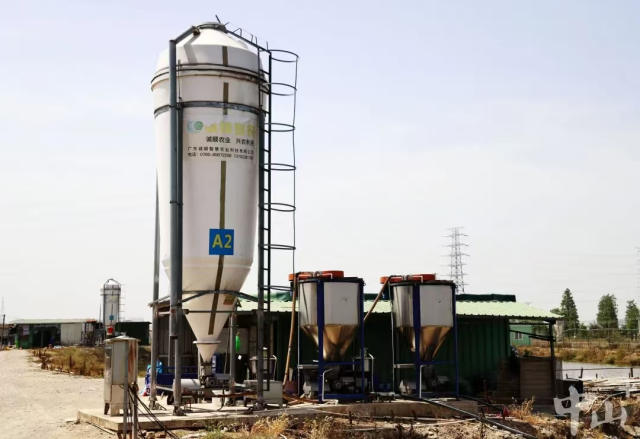 德力水产5G智能中央投喂系统。