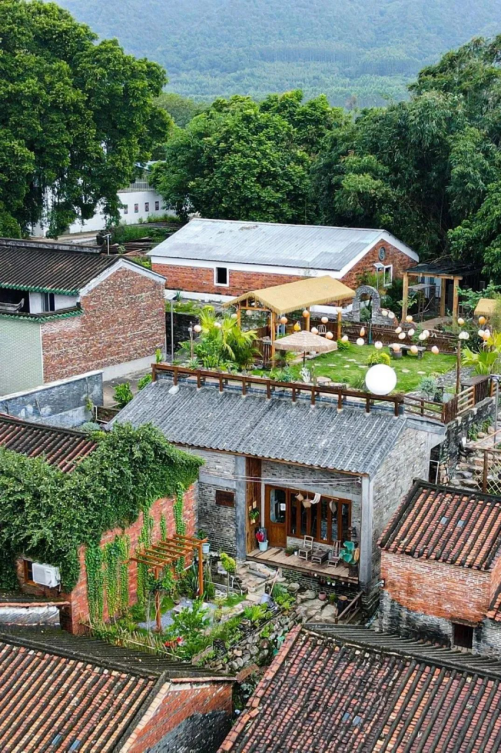 肇庆市高要区金渡镇铁岗社区乡村众创空间和屋顶咖啡项目。陈彦成 摄