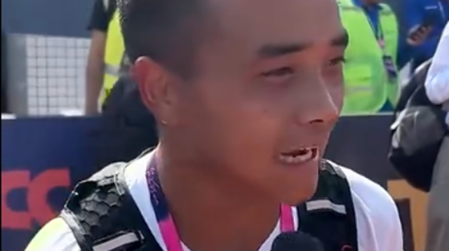 鸡笼顶越野赛男子30KM亚军管油胜：今年没拿第一，明年再来