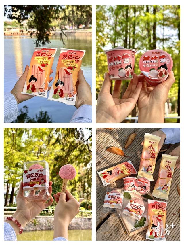 茂名贵妃荔枝冰淇淋新品