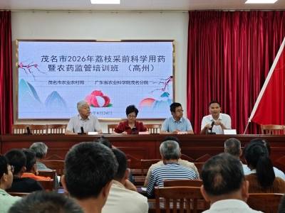 权威专家“传经送宝”，推动荔枝采前科学用药技术直达一线