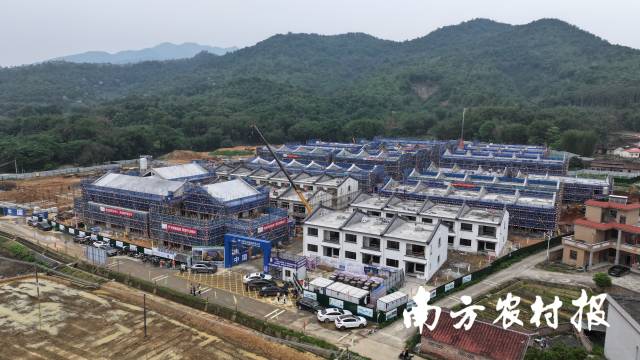 正在建设中的历山未来社区。 