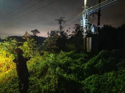 广东受暴雨影响停电的用户已基本恢复供电