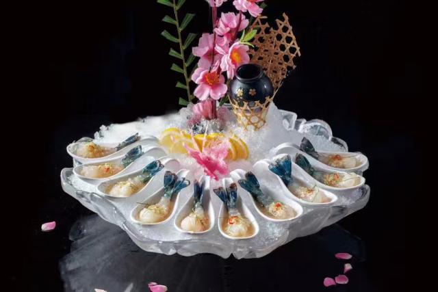 高桂大虾虾生。