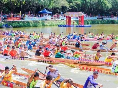 “湾区龙王”诞生！五一来顺德均安，龙舟还可以这样玩
